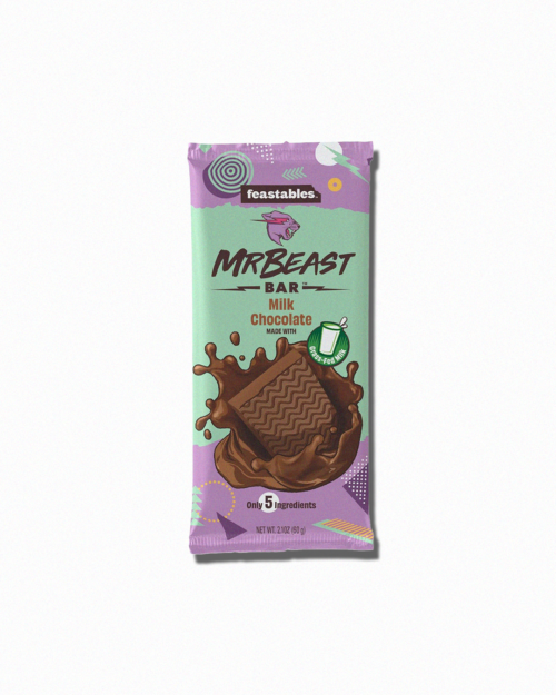 Mr Beast Feastables Milk Chocolate Bar - Image 2