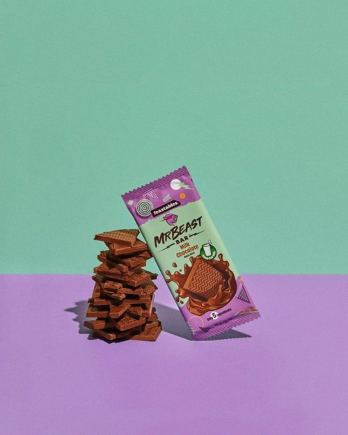 Mr Beast Feastables Milk Chocolate Bar - Image 3