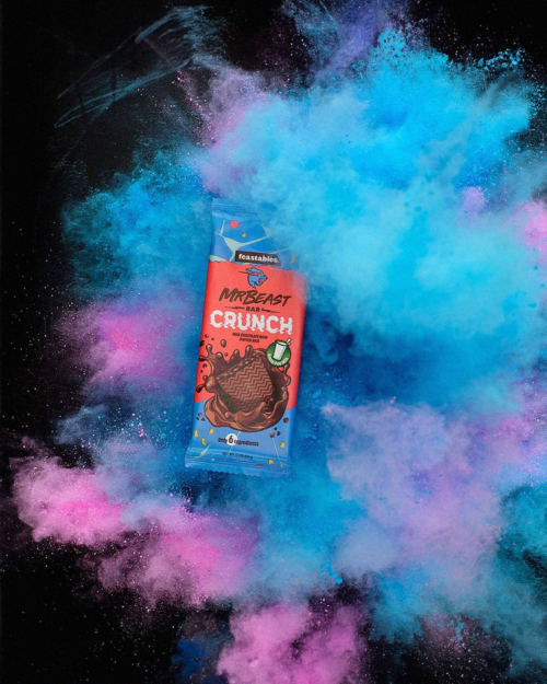 Mr Beast Feastables Milk Chocolate With Puffed Rice Crunch Bar - Image 4