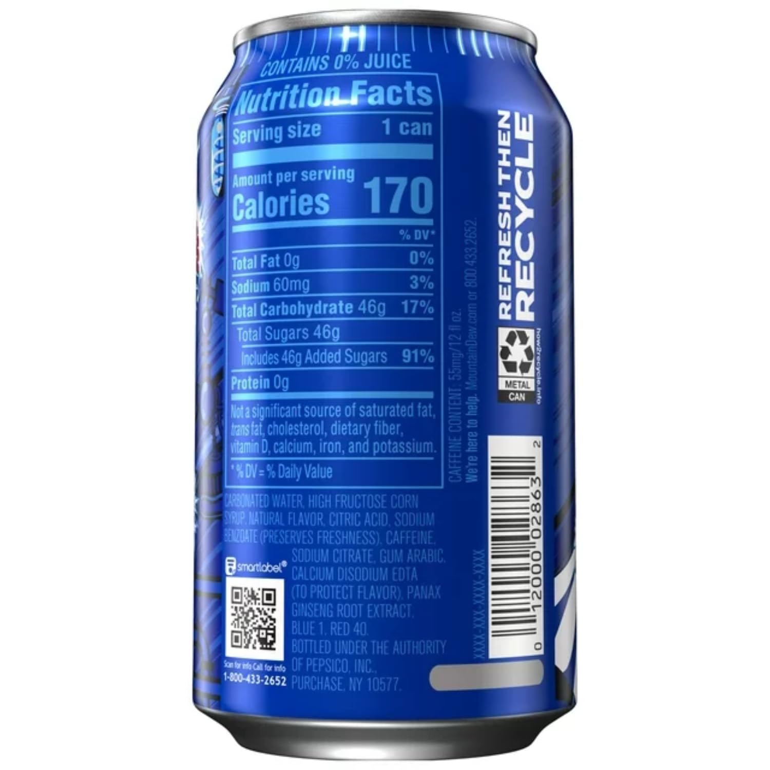 Mountain Dew Voltage 355ml - Image 4