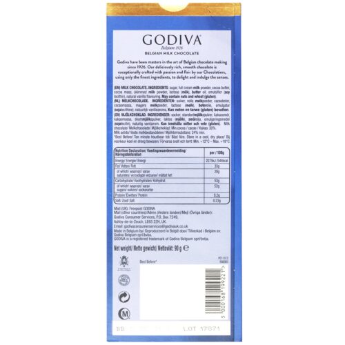 Godiva Belgium Extra Creamy Milk - Image 3