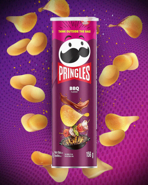 Pringles BBQ Potato Crisps 158g