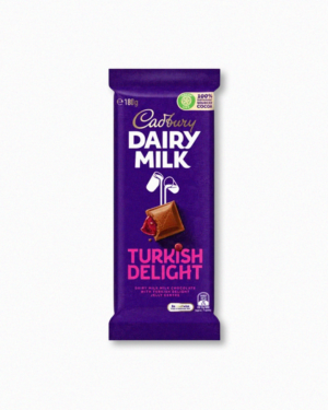Cadbury Dairy Milk Turkish Delight Milk Chocolate Bar 180g - Image 2