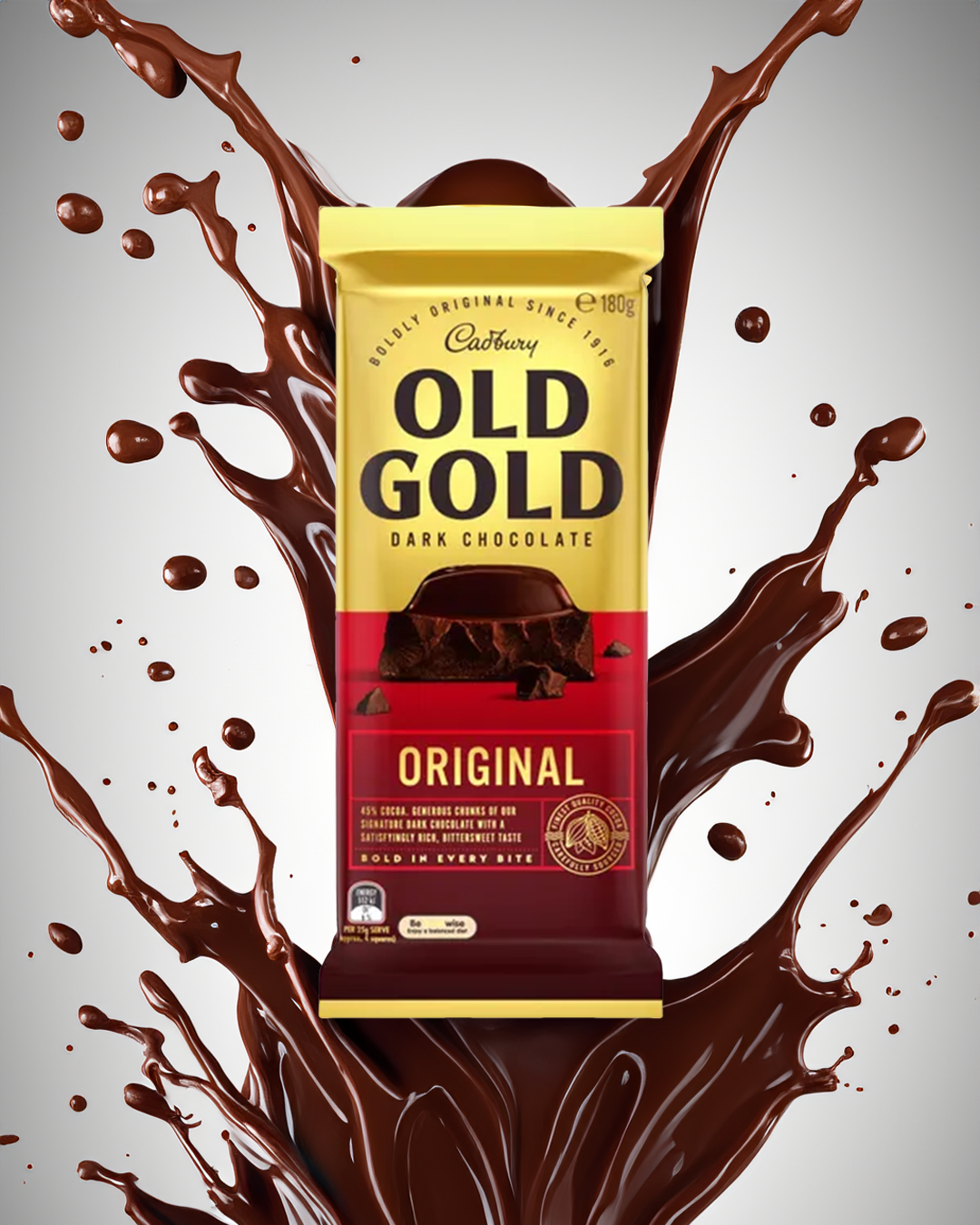 Cadbury Old Gold Dark Chocolate Original 180g
