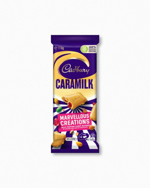 Cadbury Caramilk Marvellous Creations Jelly Popping Candy Beanies 190g - Image 3