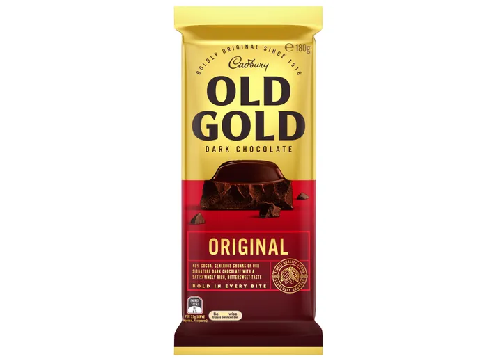 Cadbury Old Gold Dark Chocolate Original 180g - Image 2