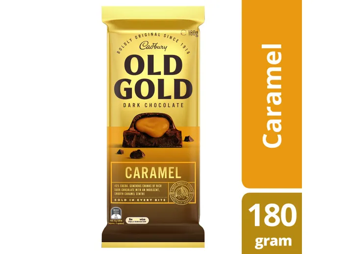 Cadbury Old Gold Dark Chocolate Caramel 180g - Image 3