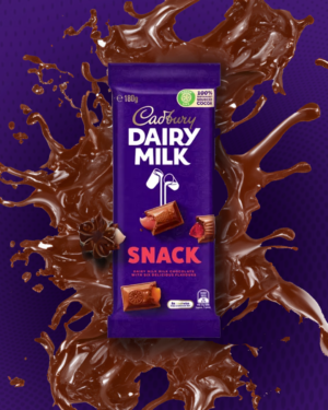 Cadbury Dairy Milk Snack Milk Chocolate Bar 180g