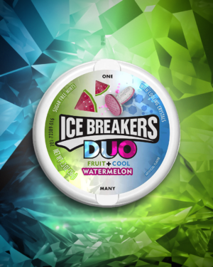 Ice Breakers Duo Fruit + Cool Mints, Watermelon 42g