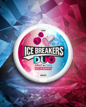 Ice Breakers Duo Fruit + Cool Raspberry Mints 36g