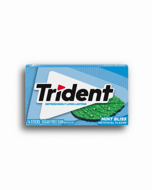 Trident Sugar Free Chewing Gum Mint Bliss - 14-Sticks - Image 2