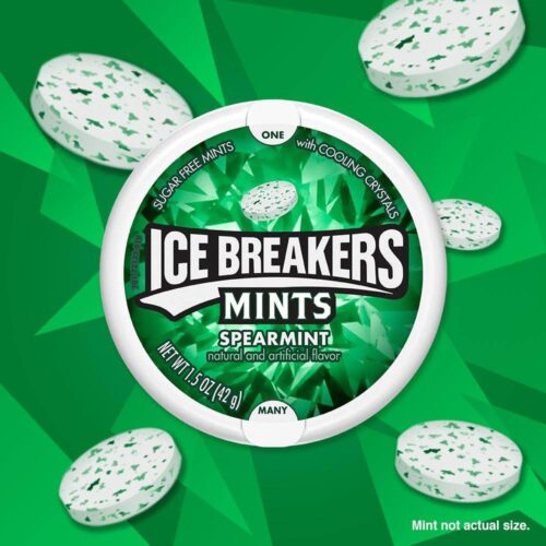 Ice Breakers Spearmint Sugar Free Mints, 42 g - Image 5