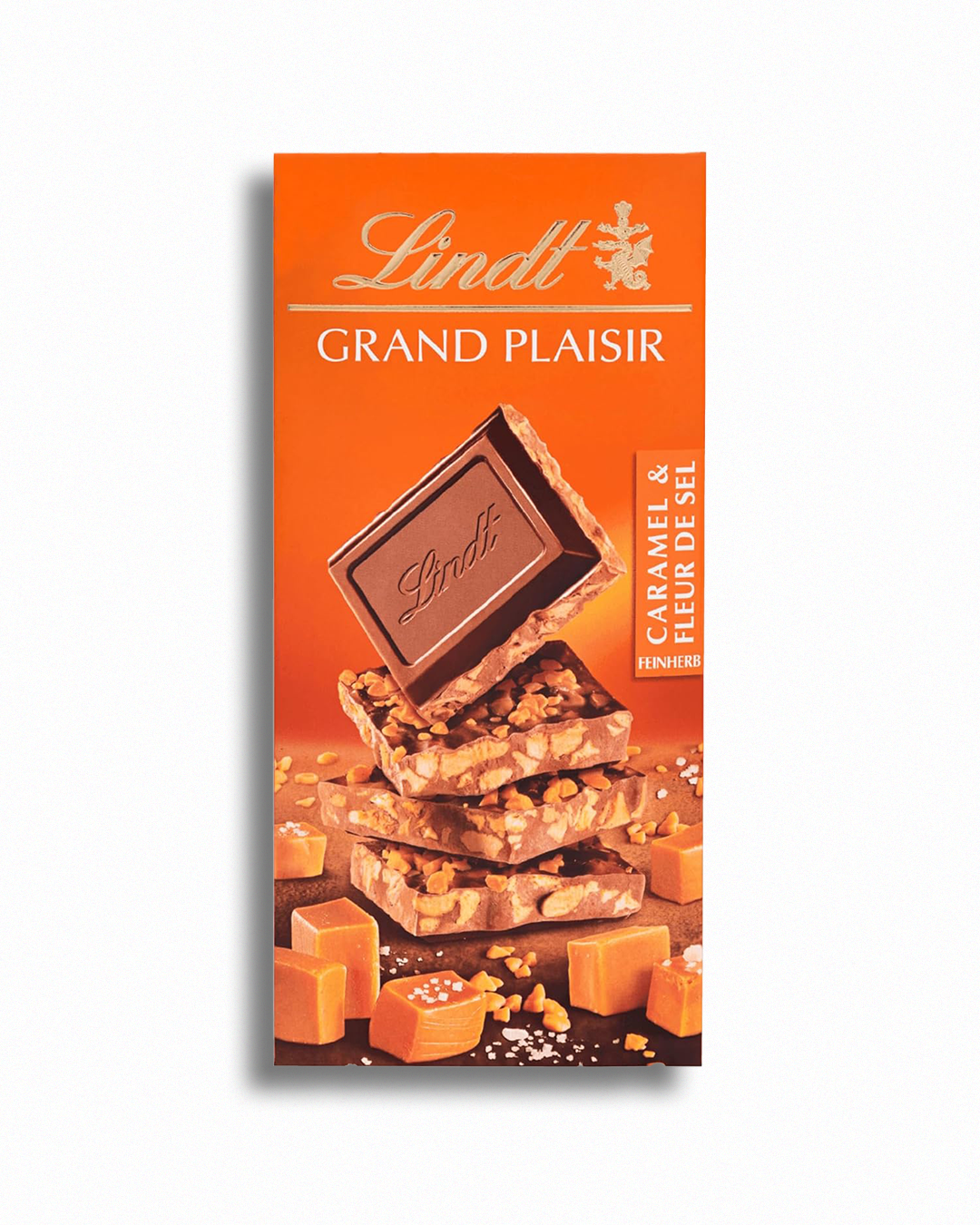 Lindt Chocolate Grand Plaisir Caramel & Fleur de Sel 150 g Bar