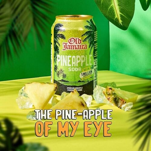 Old Jamaica Sparkling Pineapple Flavoured Soda 330ml - Image 3