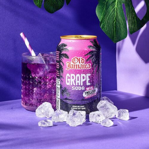 Old Jamaica Sparkling Grape Flavoured Soda 330ml - Image 3