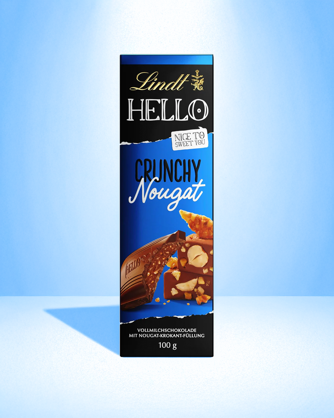 Lindt HELLO Crunchy Nougat | 100g